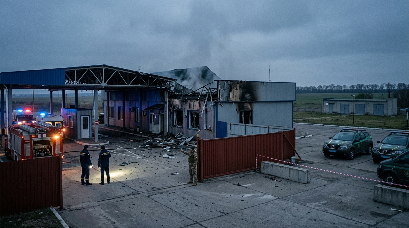 Russia Strikes Border Crossing Point on Ukraine-Moldova Border