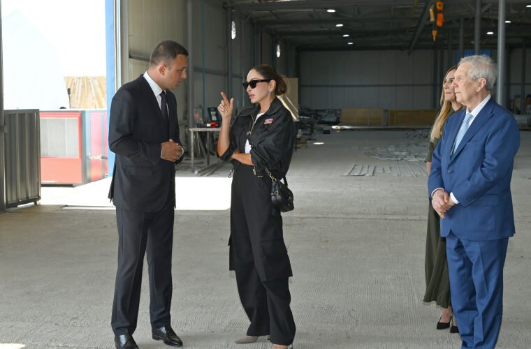 President Ilham Aliyev and First Lady Mehriban Aliyeva during their visit to the Naval Forces