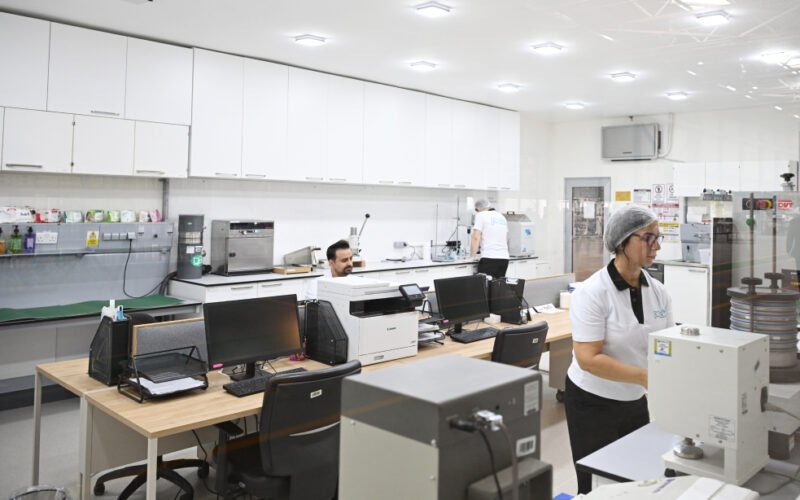 President Ilham Aliyev attending the opening ceremony of the Fabriora Group manufacturing plant in Baku