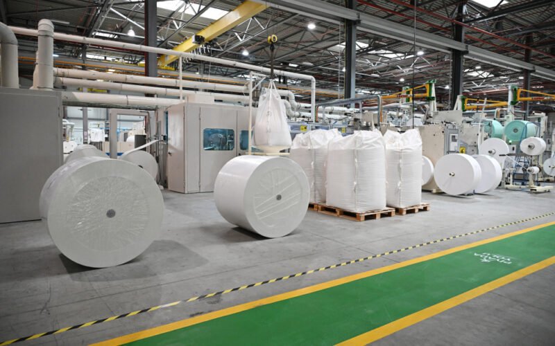 President Ilham Aliyev attending the opening ceremony of the Fabriora Group manufacturing plant in Baku
