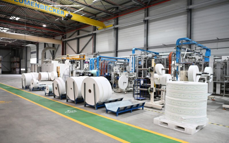 President Ilham Aliyev attending the opening ceremony of the Fabriora Group manufacturing plant in Baku