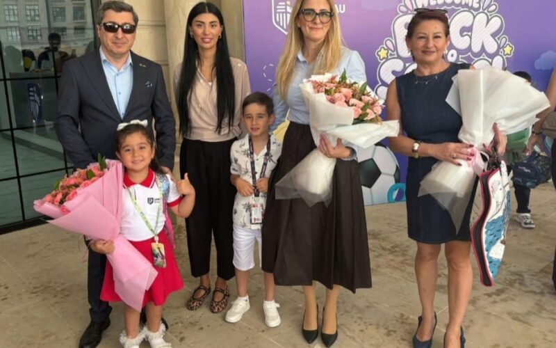 First day of school held for first-graders at LANDAU School in Baku