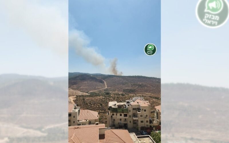 A large fire in Israel has reached the Gvaot settlement