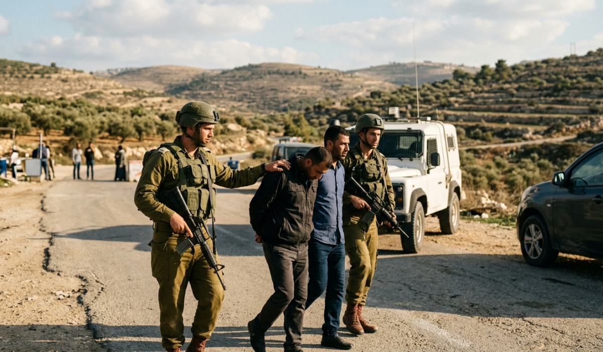 IDF military vehicle on patrol