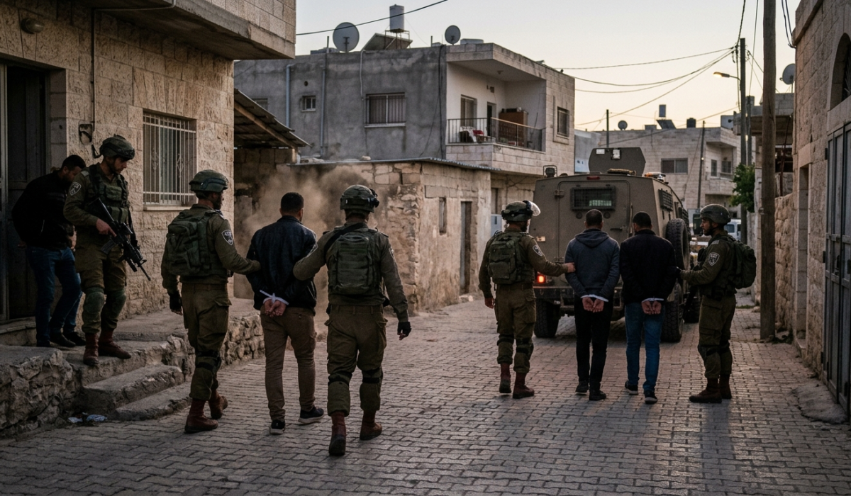 Israeli Military Conducts West Bank Operation, Four Detained