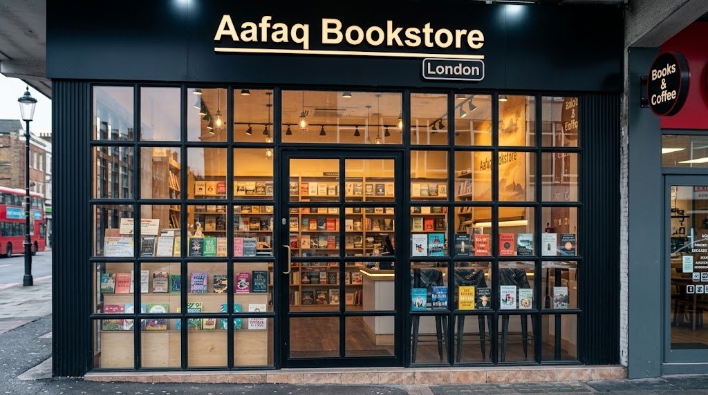 Storefront of a bookstore in London