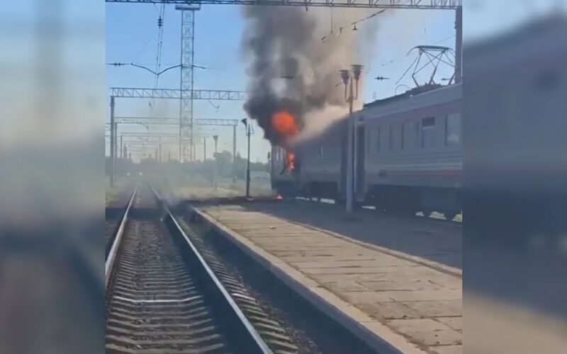 Russian forces strike Dnipro–Zaporizhzhia passenger train
